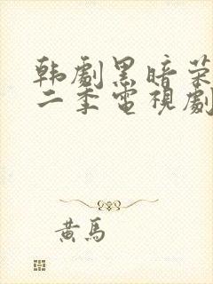 韩剧黑暗荣耀第二季电视剧大全
