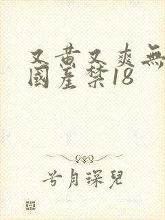 又黄又爽无遮挡国产禁18