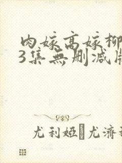 肉嫁高嫁柳嫁家3集无删减版