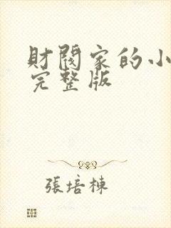 财阀家的小儿子完整版