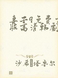 妻子9免费完整版高清韩剧在线观看全集