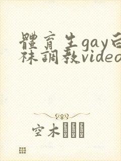 体育生gay白袜调教video