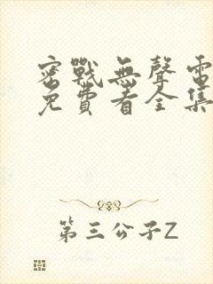 密战无声电视剧免费看全集