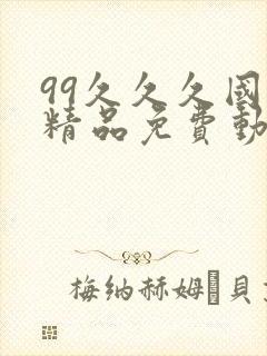 99久久久国产精品免费动