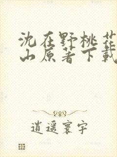 沈在野桃花映江山原著下载