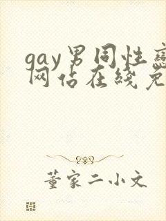 gay男同性恋网站在线免费观看