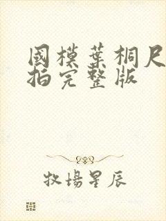 国模叶桐尺度私拍完整版