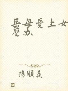 岳母爱上女婿怎么办封面
