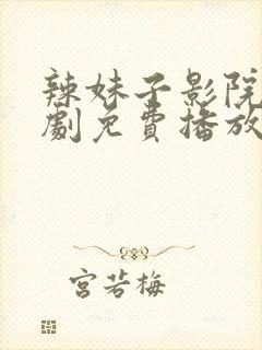 辣妹子影院电视剧免费播放西瓜