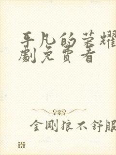 平凡的荣耀连续剧免费看封面