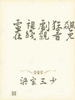 电视剧狂飙全集在线观看免费封面