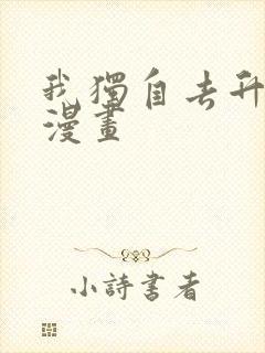 我独自去升级 漫画封面