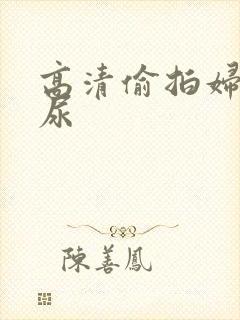 高清偷拍妇女撒尿