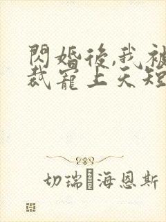 闪婚后,我被总裁宠上天短剧