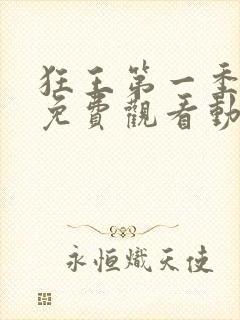 狂王第一季全集免费观看动漫版封面