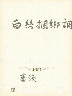 白丝捆绑调教