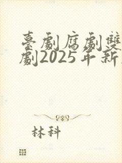 台剧腐剧双男主剧2025年新剧