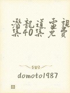潜龙道电视剧全集40集免费播放