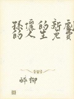 孙俪的新剧蛮好的人生免费观看全集