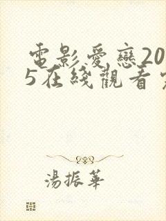 电影爱恋2015在线观看完整免费法剧