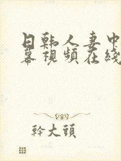 日韩人妻中文字幕视频在线