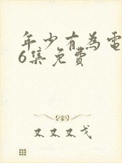 年少有为电视剧6集免费封面