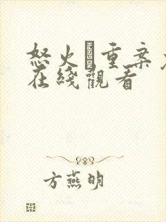 怒火·重案免费在线观看