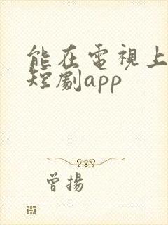 能在电视上看的短剧app封面