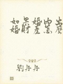 如果婚内出轨离婚财产怎么分配