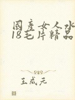 国产女人水真多18毛片精品