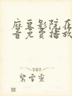 麻豆影院在线观看免费播放电视剧