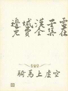边城汉子电视剧免费全集在线观看
