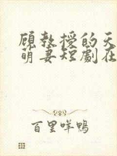 顾教授的天降小萌妻短剧在线