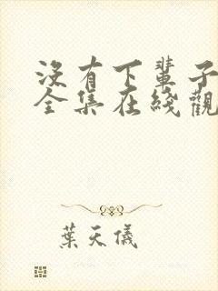 没有下辈子韩剧全集在线观看免费