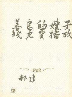 善良的嫂子9在线免费播放封面