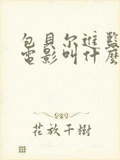 包贝尔进监狱的电影叫什么名字