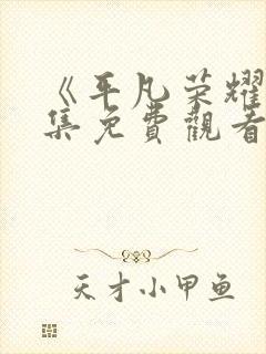 《平凡荣耀》全集免费观看高清封面