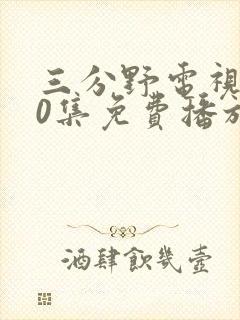 三分野电视剧40集免费播放