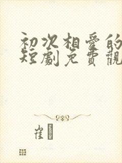 初次相爱的我们短剧免费观看全集封面