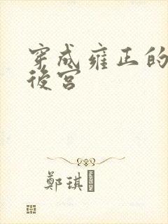 穿成雍正的极品后宫