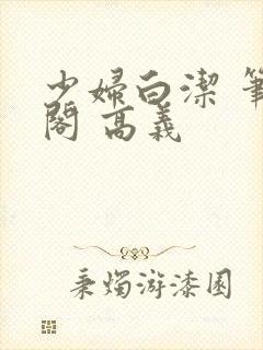 少妇白洁 笔趣阁 高义封面