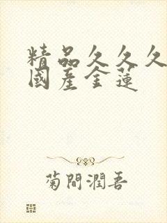 精品久久久久久国产金莲封面