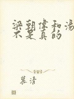 梁朝伟和汤唯是不是真的