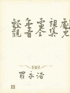 轻年电视剧在线观看全集免费播放