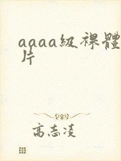 aaaa级裸体片