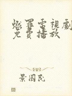 燃罪电视剧全集免费播放