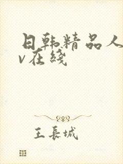 日韩精品人妻av在线