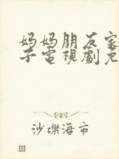 妈妈朋友家的儿子电视剧免费封面