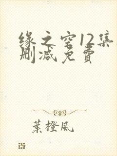 缘之空12集无删减免费