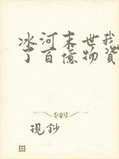冰河末世我囤积了百亿物资吧
